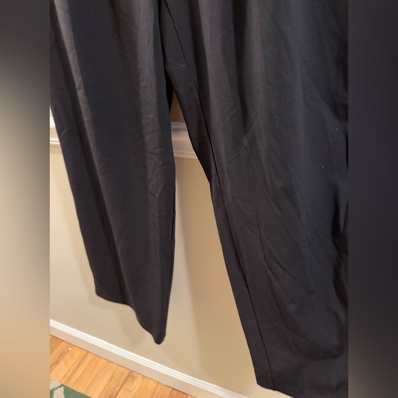 Lululemon High-Rise Daydrift Women's Black Regular Wide-Leg Trousers Pants - Picture 11 of 13